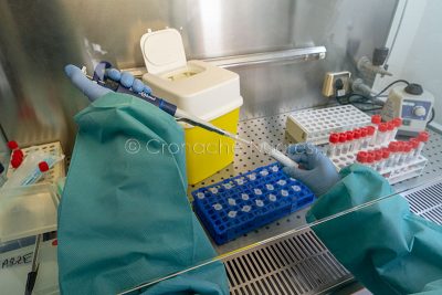 Nuoro il laboratorio di Biologia molecolare del San Francesco (foto S.Novellu)