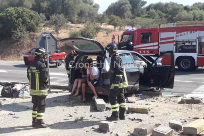 La scena dell'incidente
