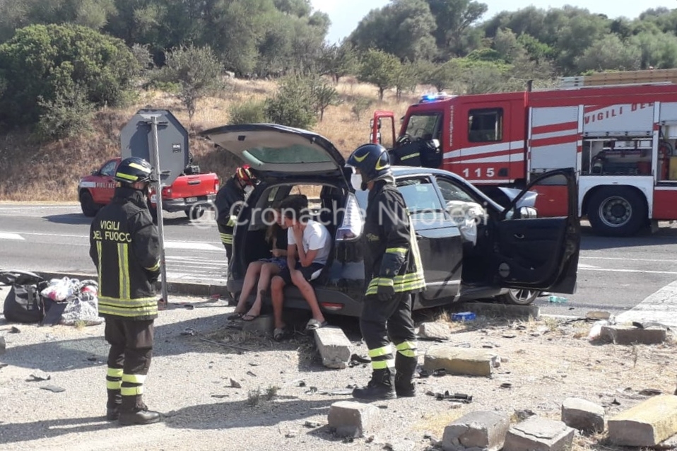 La scena dell'incidente