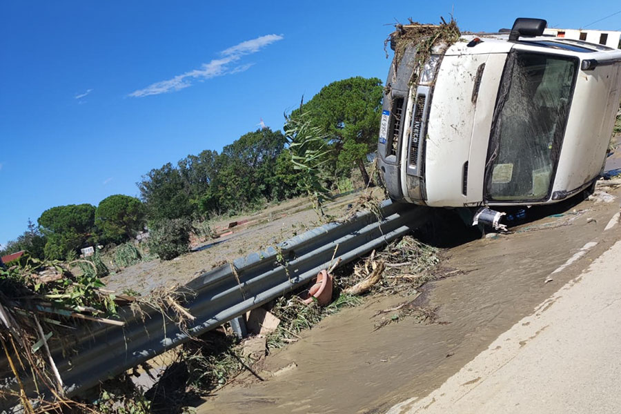 Alluvione nelle Marche: senza esito le ricerche dei dispersi, tra cui un bimbo di origini sarde