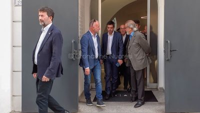 Il ministro della Cultura Dario Franceschini al MAN
