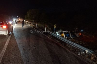 La scena dell'incidente (foto S.Novellu)