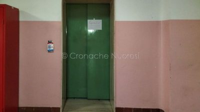L'ascensore del Padiglione B dello Zonchello