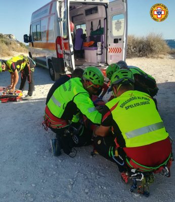 L'intervento del Soccorso Alpino