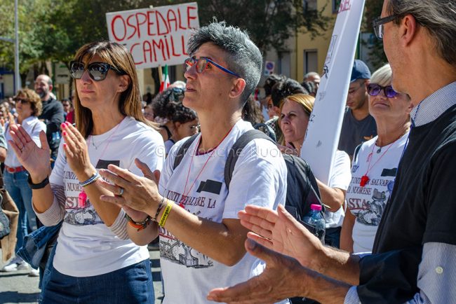 Nuoro, manifestazione per i trasporti (foto F.Nieddu)