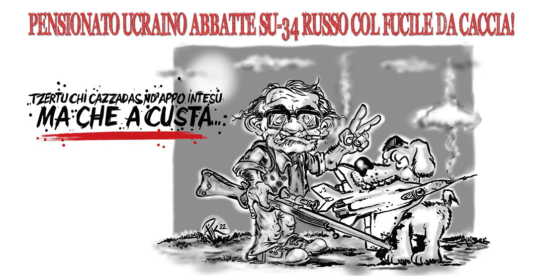 Pensionato ucraino abbatte un caccia russo col fucile da caccia