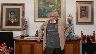 L'ingegnere nuorese Sebastiano Maccioni, 102 anni (© foto S.Novellu)