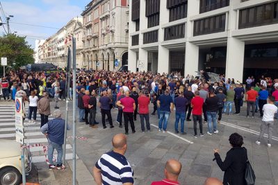 Manifestazione dei pastori a Cagliari