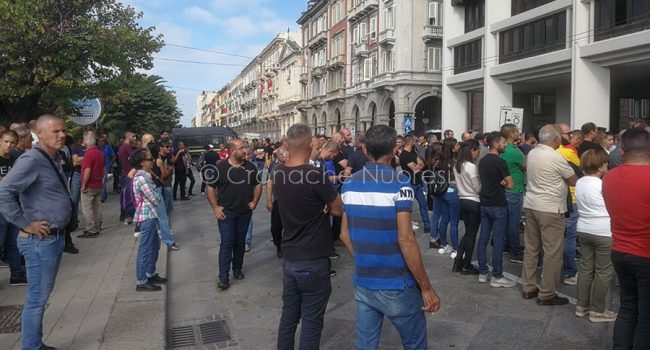 Manifestazione dei pastori a Cagliari (foto E.Rubiu)