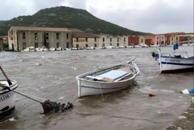 Bosa, il Temo in piena