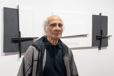 L'artista Giovanni. Campus (foto S.Novellu)