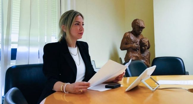 L'assessore Valeria Satta