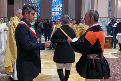 Nuoro, N.S. delle Grazie, la cerimonia dei ceri
