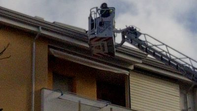 Un intervento dei Vigili del fuoco