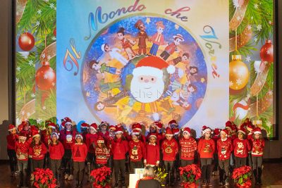 Il Concerto di Natale dei bimbi del Podda (foto S.Novellu)