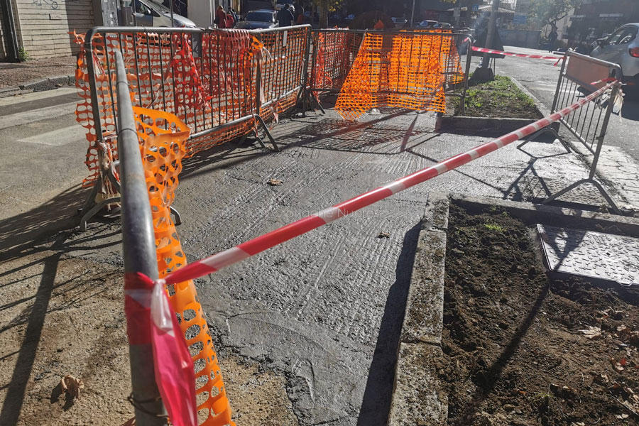 Nuoro. Dopo otto mesi addio alla voragine: riapre via Manzoni