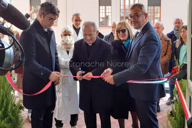 Inaugurazione del nuovo padiglione di riabilitazione allo Zonchello