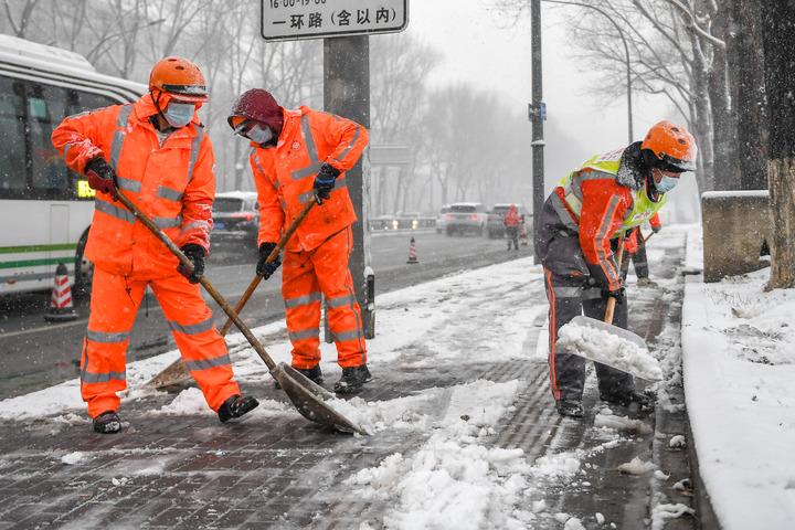 Nevicate e brusco calo delle temperature nel nord-est della Cina