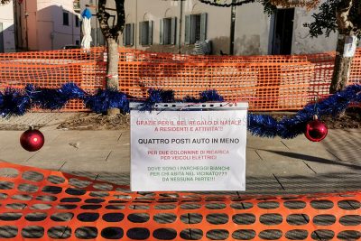 Nuoro, lavori per posa colonnine elettriche in piazza Asproni