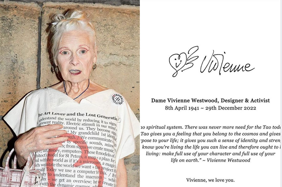 Moda in lutto: è morta a 81 anni la stilista Vivienne Westwood