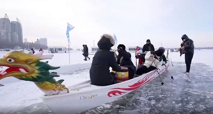 Cina. Harbin: il ghiaccio e la neve attirano turisti dall’estero – VIDEO