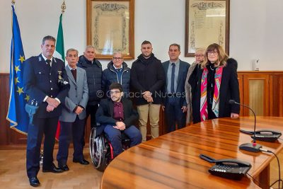 La cerimonia in onore Pasquale Battista Deiana