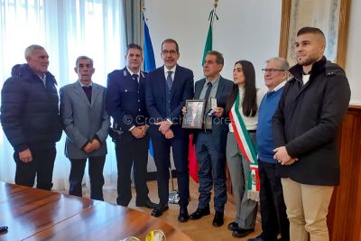 La cerimonia in onore Pasquale Battista Deiana