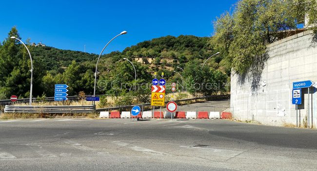 Nuoro. La galleria di Mughina chiusa (foto S.Novellu)