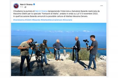 Salvatore Baiardo a Non è l'arena