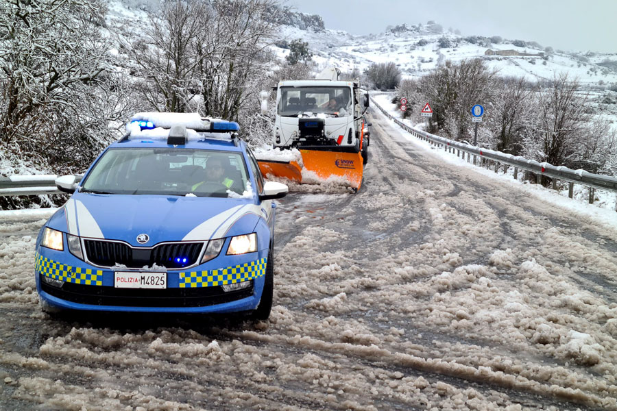 Allerta Meteo: ancora neve e freddo per 24 ore in Sardegna