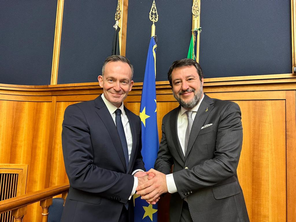 Infrastrutture, Salvini incontra ministro tedesco “Piena intesa”