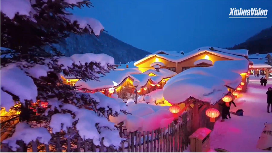 Cina. La “Città della neve” attira i turisti con panorami unici – VIDEO