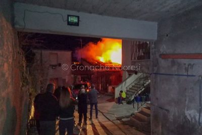 Abitazione a fuoco a Scano Montiferro