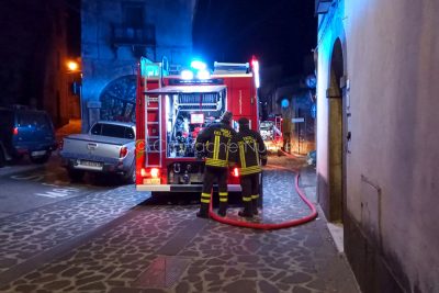 Abitazione a fuoco a Scano Montiferro
