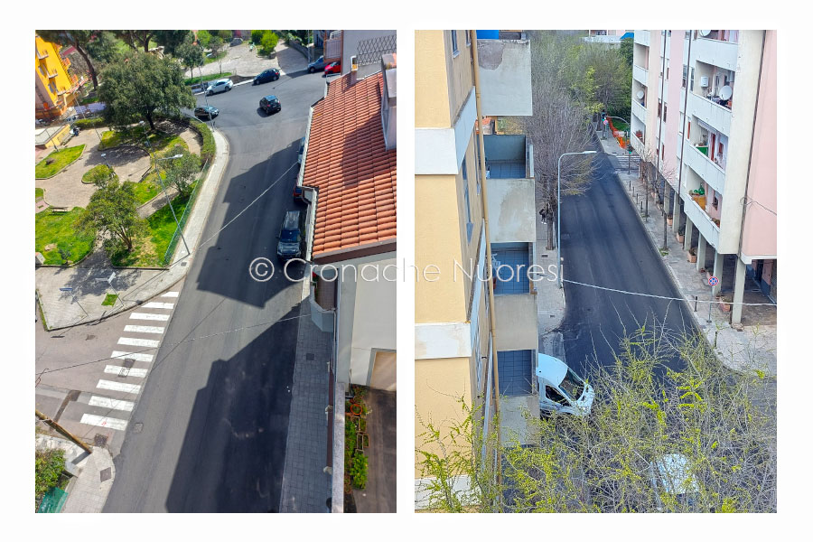 Nuoro. Dopo la bitumazione tante vie attendono la segnaletica orizzontale: sicurezza a rischio