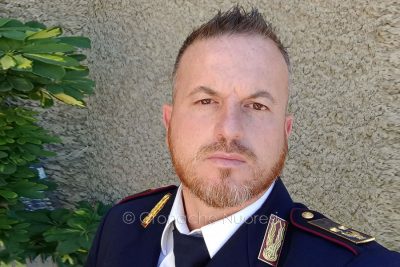 Il comandante della Polstrada di Bitti Matteo Rocco