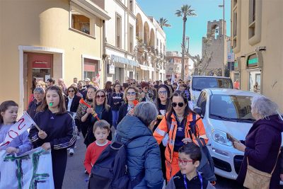 Oristano, manifestazione per la Sanita' (foto Nieddu)