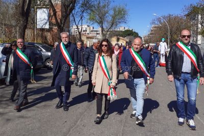 Oristano, manifestazione per la Sanita' (foto Nieddu)