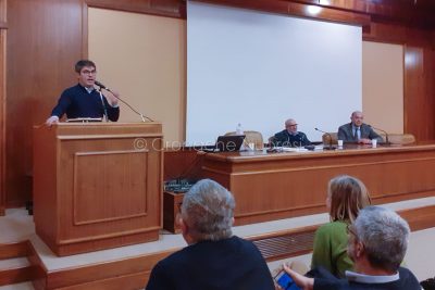 Soddu a'incontro sul PUMS in Camera di Commercio (foto Nieddu)