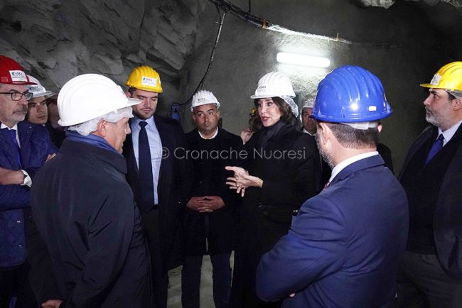 Lula. Solinas e Bernini in visita a Sos Enattos