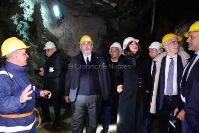 Lula. Solinas e Bernini in visita a Sos Enattos