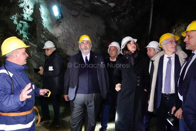 Lula. Solinas e Bernini in visita a Sos Enattos