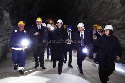 Lula. Solinas e Bernini in visita a Sos Enattos