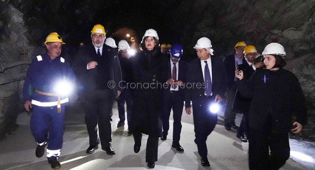 Lula. Solinas e Bernini in visita a Sos Enattos