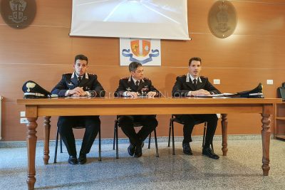Nuoro, conferenza stampa per blitz antidroga in Baronia (foto S.Novellu)