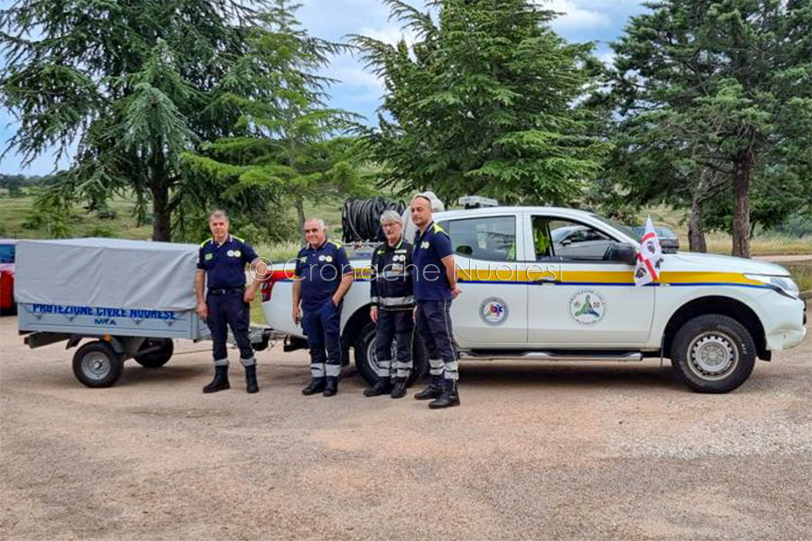 Volontari della Protezione Civile Nuorese in viaggio per aiutare le popolazioni colpite dall’alluvione in Emilia Romagna