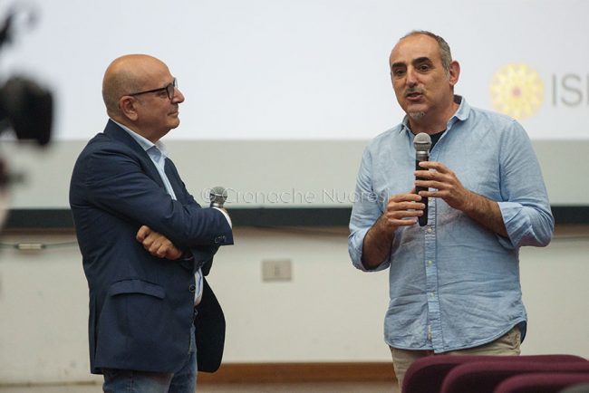 Ignazio Figus con Paolo Zucca (foto S.Novellu)