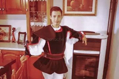 Ignazio Piras in abito tradizionale nuorese