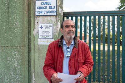 Il proprietario del canile Pierpaolo Seddone (foto S.Novellu)