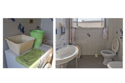 Infiltrazioni alla Materna di via Malta (foto Cronache Nuoresi)